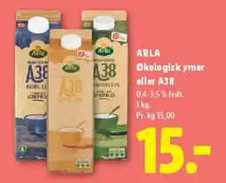 Lidl ARLA Økologisk ymer / A38 tilbud
