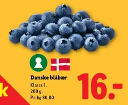 Lidl Danske blåbær tilbud
