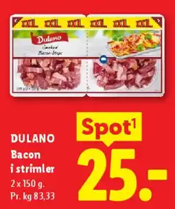 Lidl Bacon i strimler tilbud