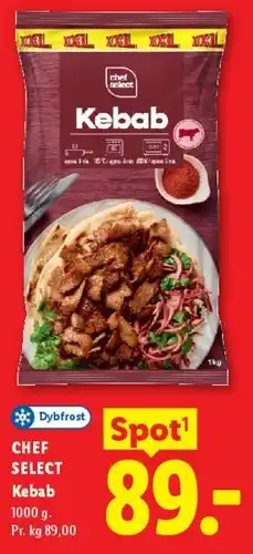 Lidl Chef Select Kebab tilbud