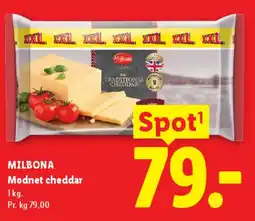 Lidl Modnet cheddar tilbud
