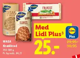 Lidl WASA Knækbrød tilbud