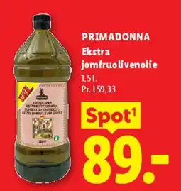 Lidl Primadonna Ekstra jomfruolivenolie tilbud