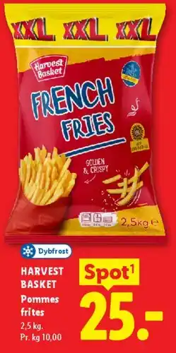 Lidl Harvest Basket French Fries (Pommes frites) tilbud