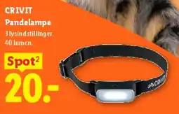 Lidl CRIVIT Pandelampe tilbud