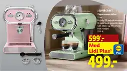 Lidl SILVERCREST Espressomaskine tilbud
