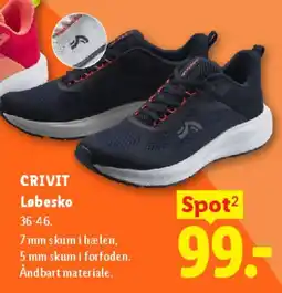Lidl CRIVIT Løbesko tilbud