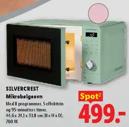 Lidl SILVERCREST Mikrobølgeovn tilbud
