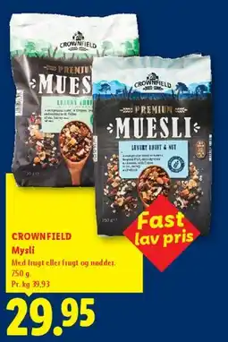 Lidl Crownfield Mysli tilbud