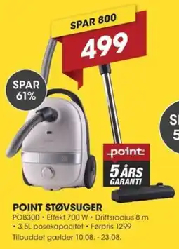 Punkt1 Point støvsuger tilbud