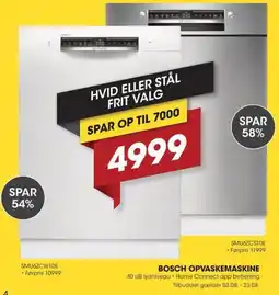 Punkt1 Bosch opvaskemaskine tilbud