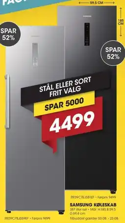 Punkt1 Samsung køleskab tilbud