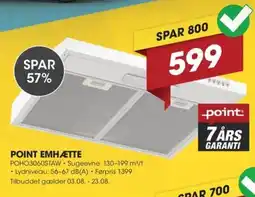 Punkt1 Point emhætte tilbud