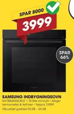 Punkt1 Samsung indbygningsovn tilbud
