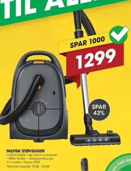 Punkt1 Nilfisk støvsuger tilbud