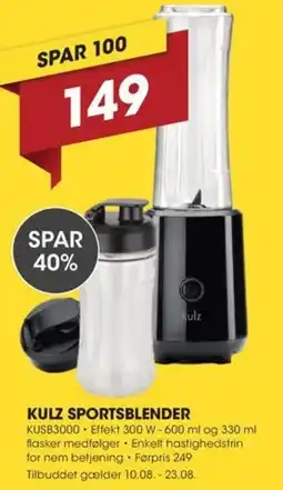 Punkt1 Kulz sportsblender tilbud