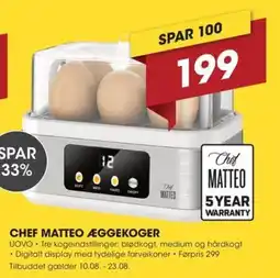 Punkt1 Chef matteo æggekoger tilbud