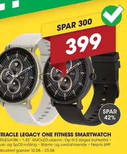 Punkt1 Triacle legacy one fitness smartwatch tilbud