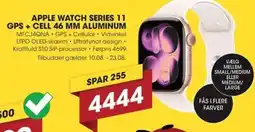 Punkt1 Apple watch series 11 gps + cell 46 mm aluminum tilbud