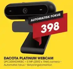 Punkt1 Dacota platinum webcam tilbud