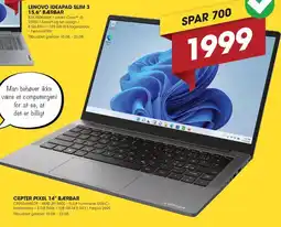 Punkt1 Cepter pixel 14" bærbar tilbud