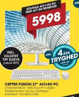 Punkt1 Cepter fusion 27" alt-i-en pc tilbud