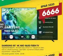 Punkt1 Samsung 55" 4k neo qled tizen tv tilbud