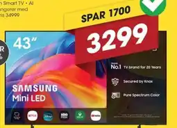 Punkt1 Samsung 43" 4k mini led tv tilbud