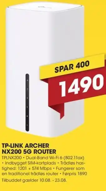 Tp-link archer nx200 5g router