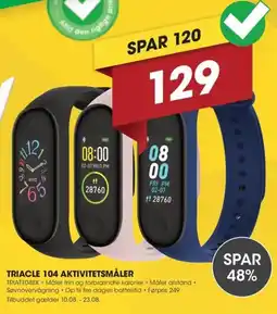 Punkt1 Triacle 104 aktivitetsmåler tilbud