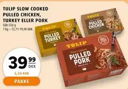Scandinavian Park TULIP SLOW COOKED PULLED CHICKEN, TURKEY ELLER PORK tilbud