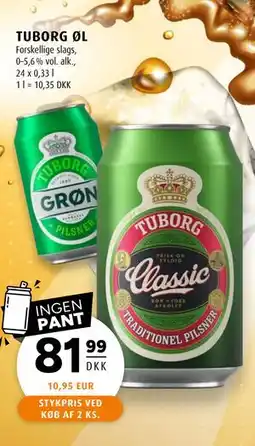 Scandinavian Park TUBORG ØL tilbud