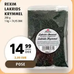 Scandinavian Park REXIM LAKRIDS KRYMMEL tilbud