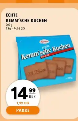 Scandinavian Park ECHTE KEMM’SCHE KUCHEN tilbud