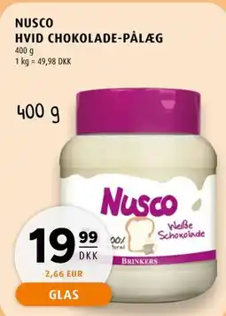 Scandinavian Park NUSCO HVID CHOKOLADE-PÅLÆG tilbud