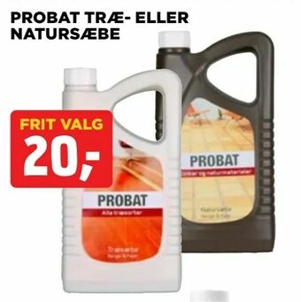 jem & fix Probat træ- eller natursæbe tilbud