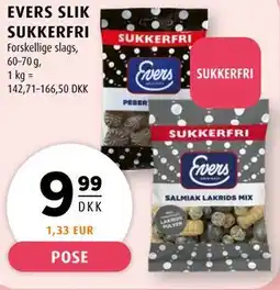 Scandinavian Park EVERS SLIK SUKKERFRI tilbud