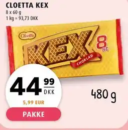 Scandinavian Park CLOETTA KEX tilbud