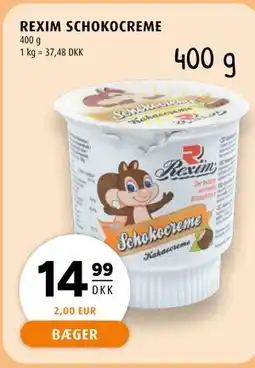 Scandinavian Park REXIM SCHOKOCREME tilbud