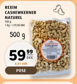 Scandinavian Park REXIM CASHEWKERNER NATUREL tilbud
