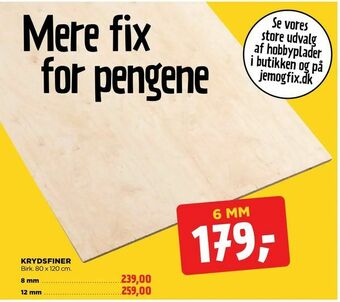 jem & fix Krydsfiner tilbud