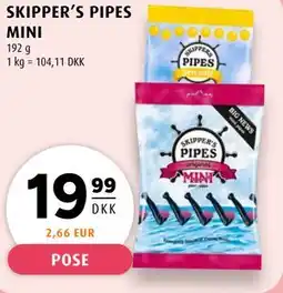 Scandinavian Park SKIPPER’S PIPES MINI tilbud