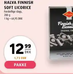 Scandinavian Park HALVA FINNISH SOFT LICORICE tilbud