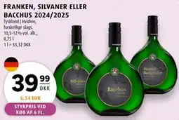 Scandinavian Park FRANKEN, SILVANER ELLER BACCHUS 2024/2025 tilbud