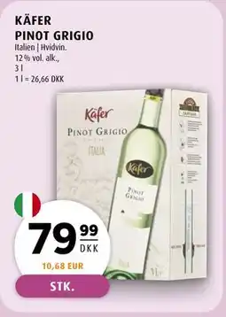 Scandinavian Park KÄFER PINOT GRIGIO tilbud