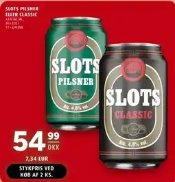 Scandinavian Park SLOTS PILSNER ELLER CLASSIC tilbud