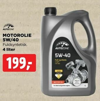 jem & fix Motorolie 5w/40 tilbud