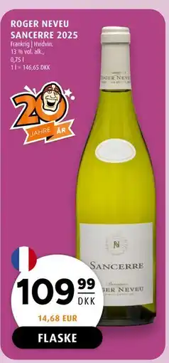 Scandinavian Park ROGER NEVEU SANCERRE 2025 tilbud