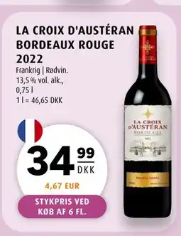 Scandinavian Park LA CROIX D'AUSTÉRAN BORDEAUX ROUGE 2022 tilbud