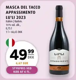 Scandinavian Park MASCA DEL TACCO APPASSIMENTO LU'LI 2023 tilbud